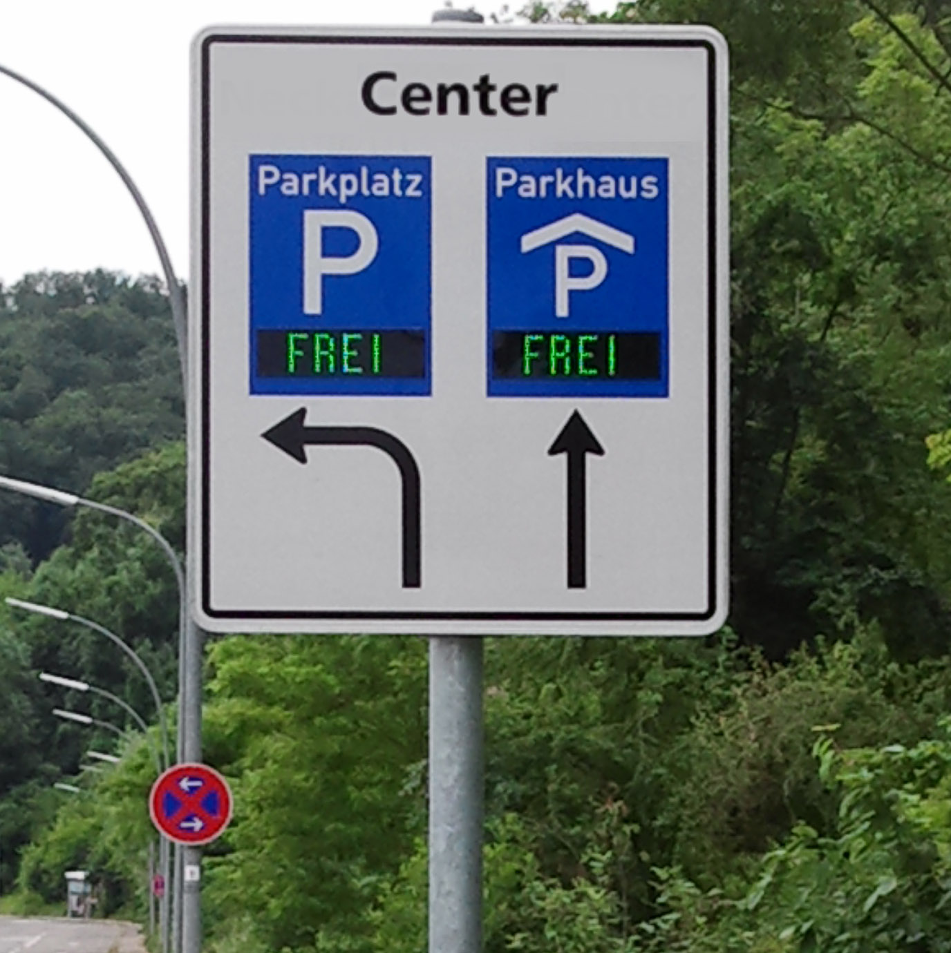Grand afficheur Parking : Libre / Occupé, Extérieur, Bicolore